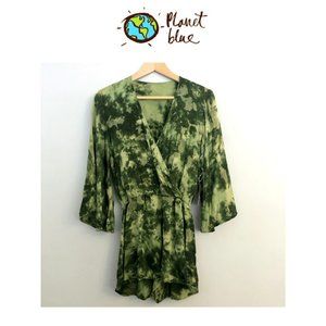 Planet Blue Wild and Free Tie Dye Romper